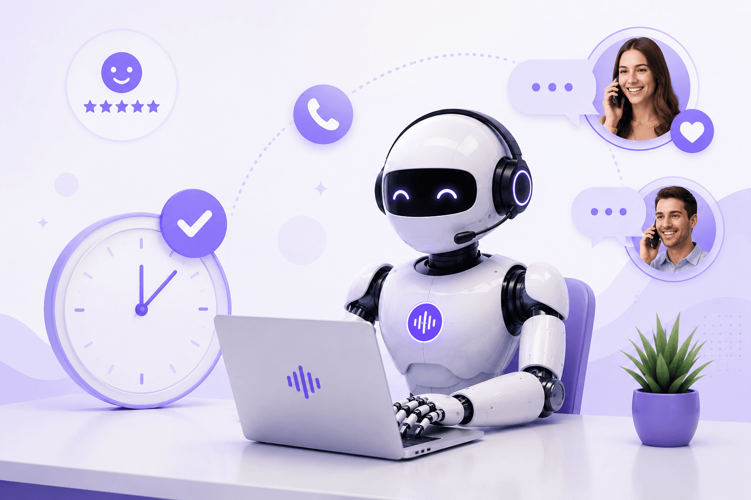 AI voice agent reducing call center operational costs